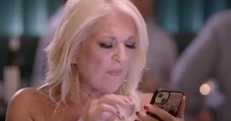 Celebs Go Dating fans cringe as Vanessa Feltz uses phone then walks out on date