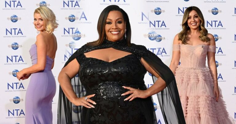 Alison Hammond, Holly Willoughby and Amy Dowden ooze glamour ahead of NTAs 2023