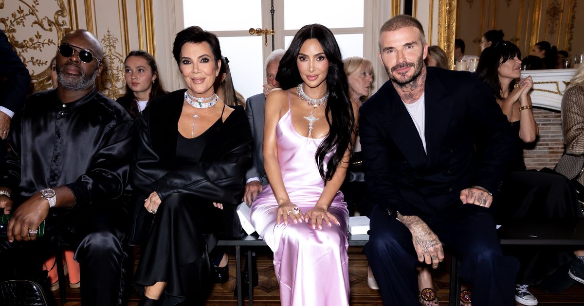 David Beckham mocked after rocking the sock and sandal combo at Victorias fashion show