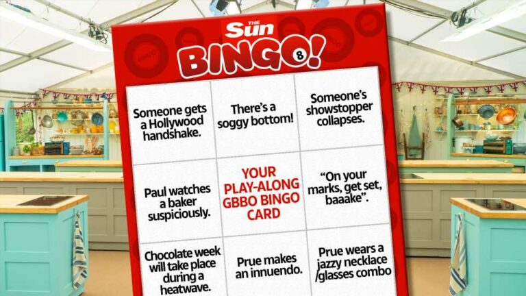 Great British Bake Off is back – here’s how to whip up a game of GBBO bingo | The Sun