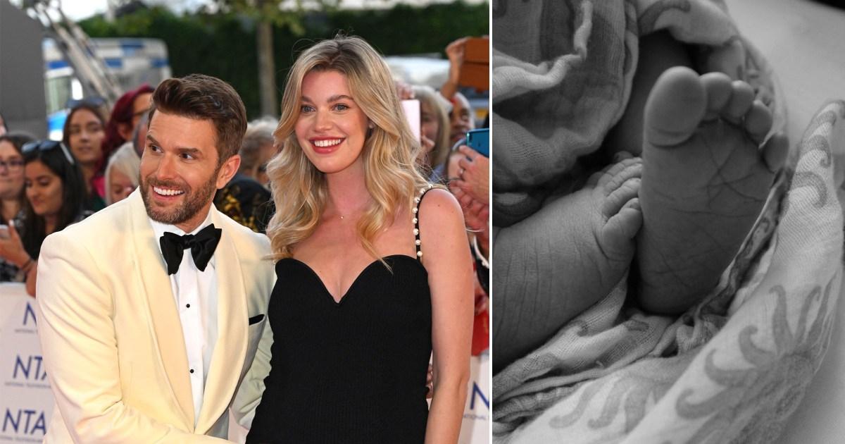 Joel Dommett and wife Hannah Cooper welcome first child and reveal unusual name