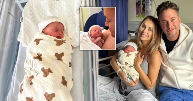 Laura Anderson and Gary Lucy welcome baby girl but reveal birth wasn't easy