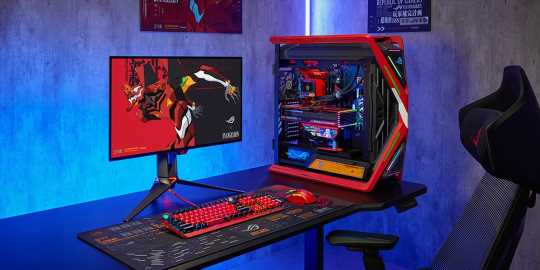 ASUS ROG Just Dropped Its Second Collaboration With 'Evangelion' Featuring Asuka-Themed Gaming Gear and PC Components