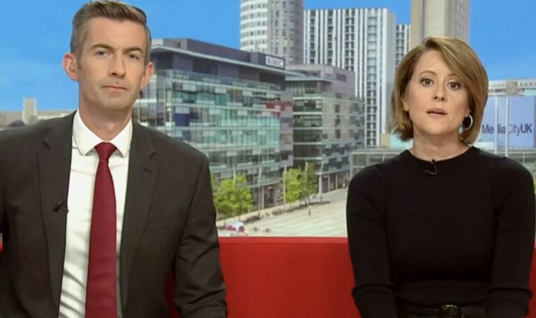 BBC Breakfast star suffers wardrobe malfunction live on air