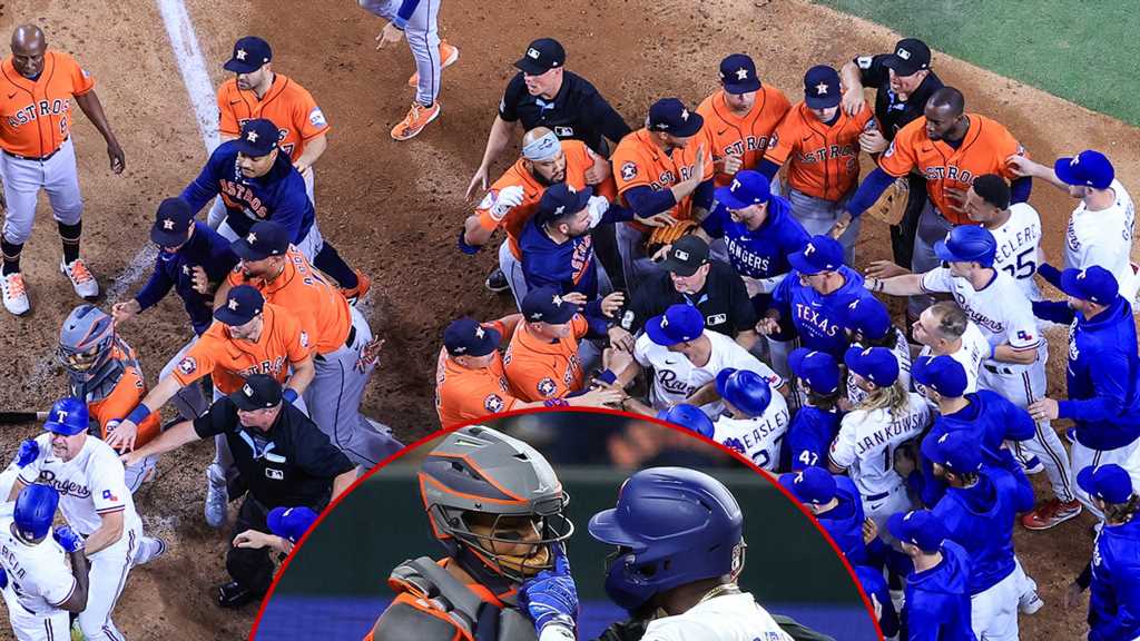 Houston Astros & Texas Rangers Nearly Come to Blows During ALCS Game