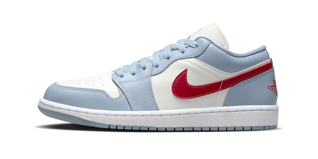 Official Images of the Air Jordan 1 Low "Blue Whisper"