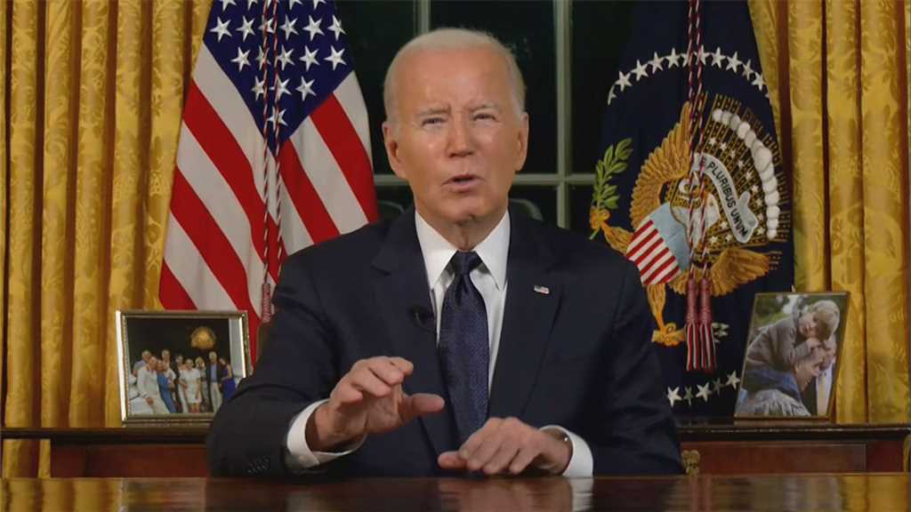 President Biden Says Americans Must Unite, Help Defeat Hamas and Putin