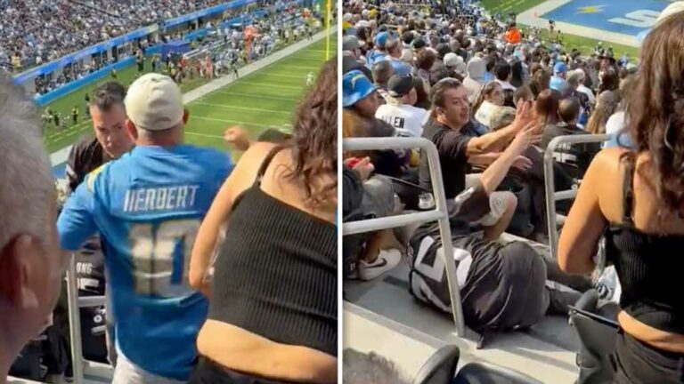 Raiders Fan Socked In Face In Violent Fistfight At Chargers Game