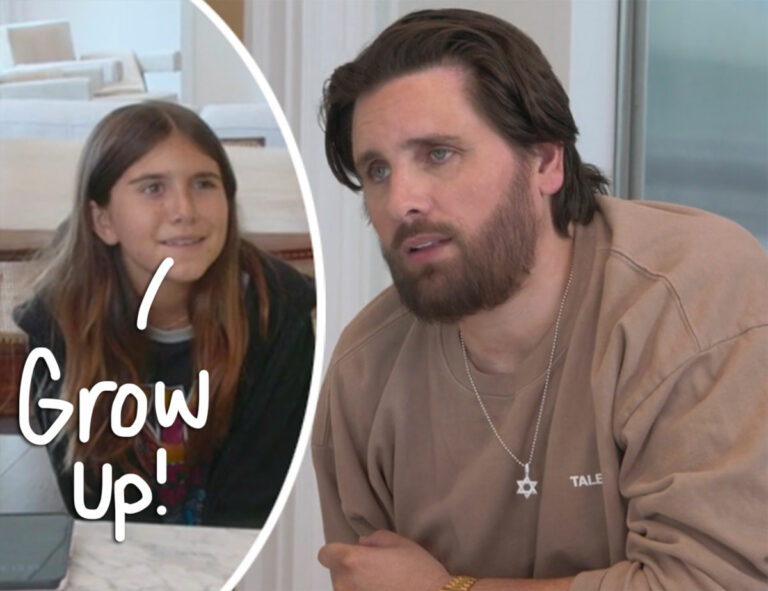 Scott Disick Hilariously ROASTED By Daughter Penelope For Dating Younger Women: 'You're 40!'