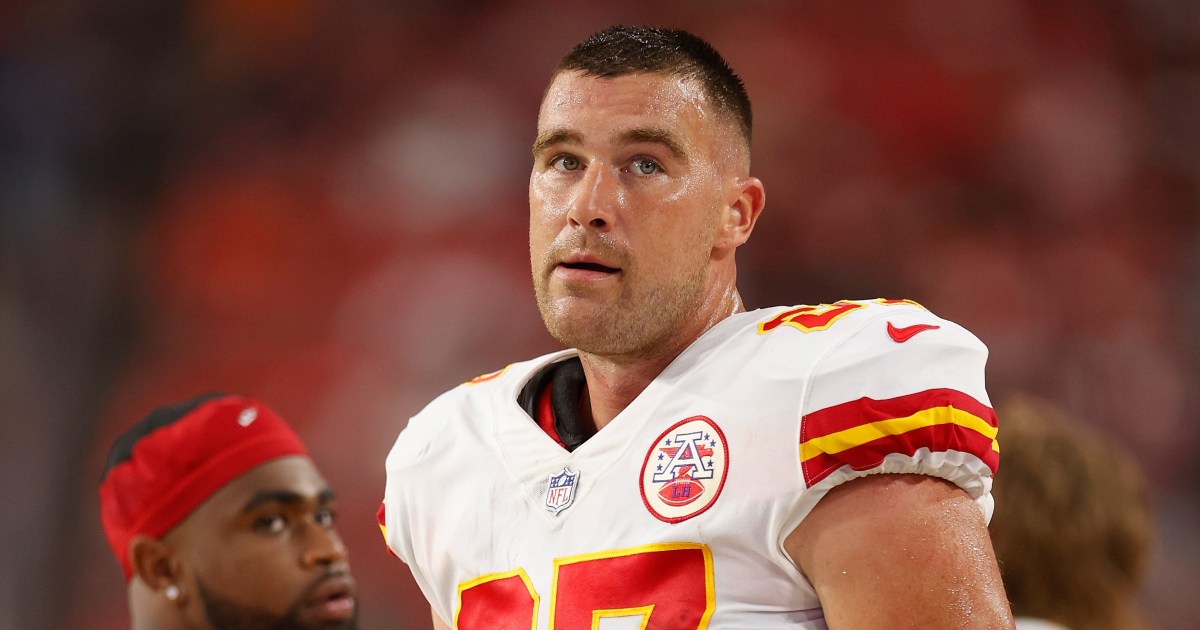 Travis Kelce mustache, clean shaven – Stars with and without facial hair