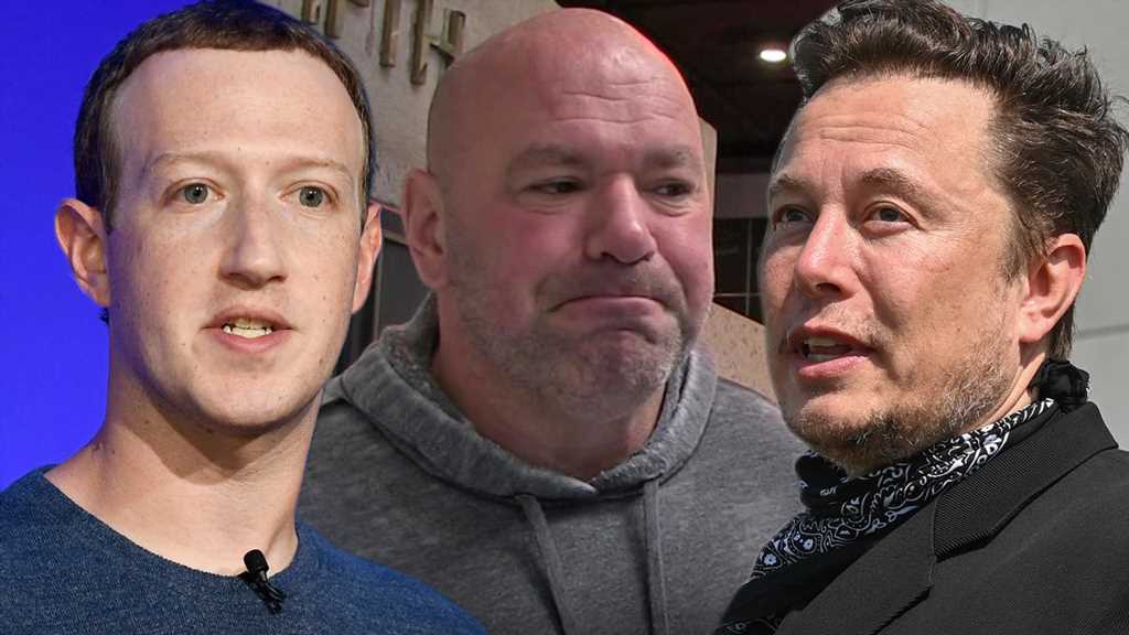 Dana White Says Mark Zuckerberg, Elon Musk Fight 'Probably Not' Happening