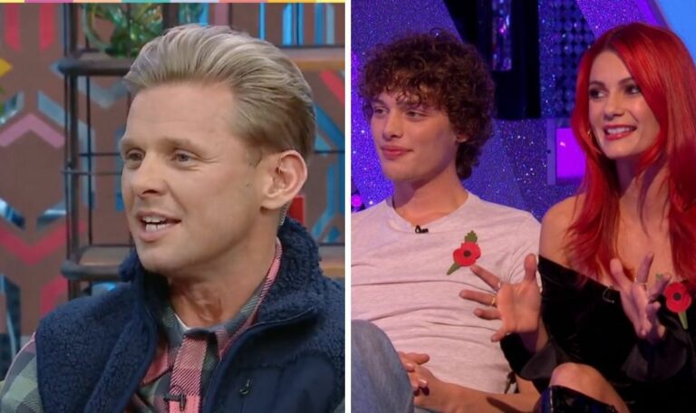 Jeff Brazier emotional as he beams son Bobby is becoming a man on Strictly