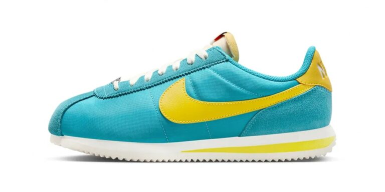 Nike Dresses the Cortez in a Bright “Teal/Yellow”