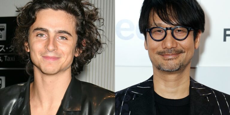 Timothée Chalamet Fuels Collaboration Rumors After Posting Pictures With Hideo Kojima