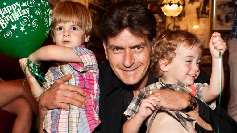 Charlie Sheen Claims Ex Brooke Mueller Is 'Not in the Picture' Right Now for Twin Boys
