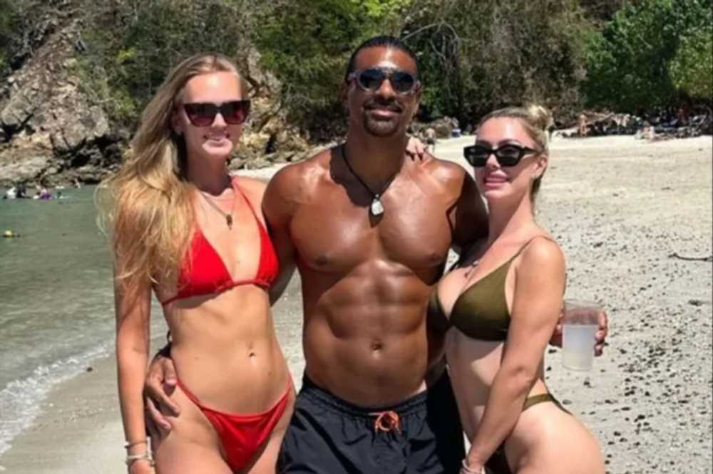 David Haye's sexy 'throuple' pal slams his ex Una Healy after singer criticised boxer and girlfriend Sian Osborne | The Sun