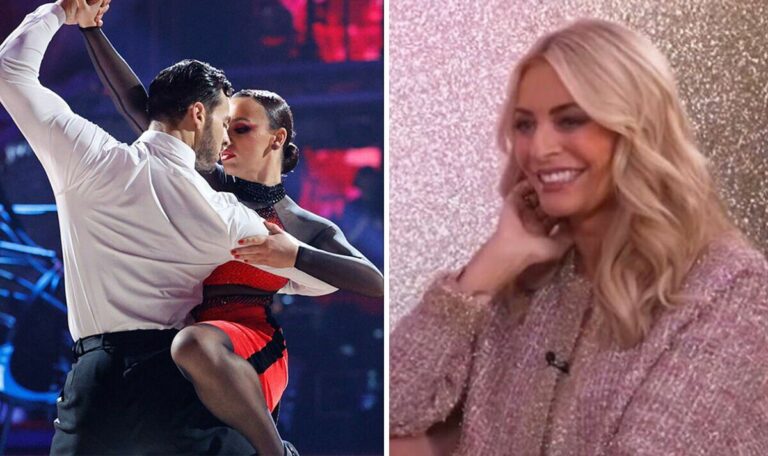 Strictlys Ellie Leach and Vito relationship addressed by Tess Daly